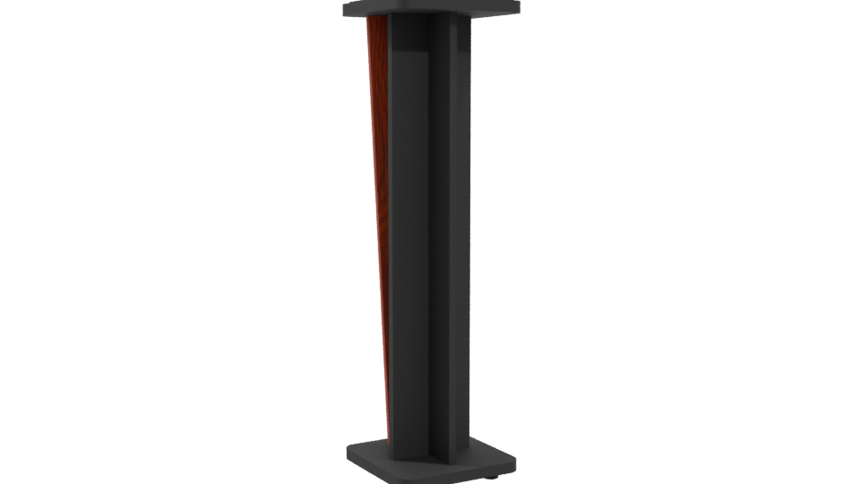 Stylish Wooden Podium Model - Professional 3D Model Render 4