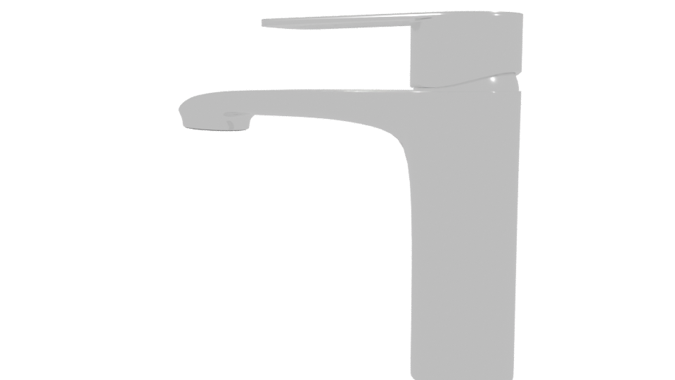 Stylish Metal Waste Disposal Unit - Professional 3D Model Render 3