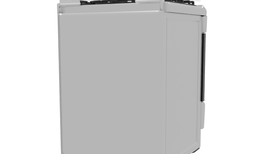 Stylish Modern Refrigerator 3D - Professional 3D Model Render 9