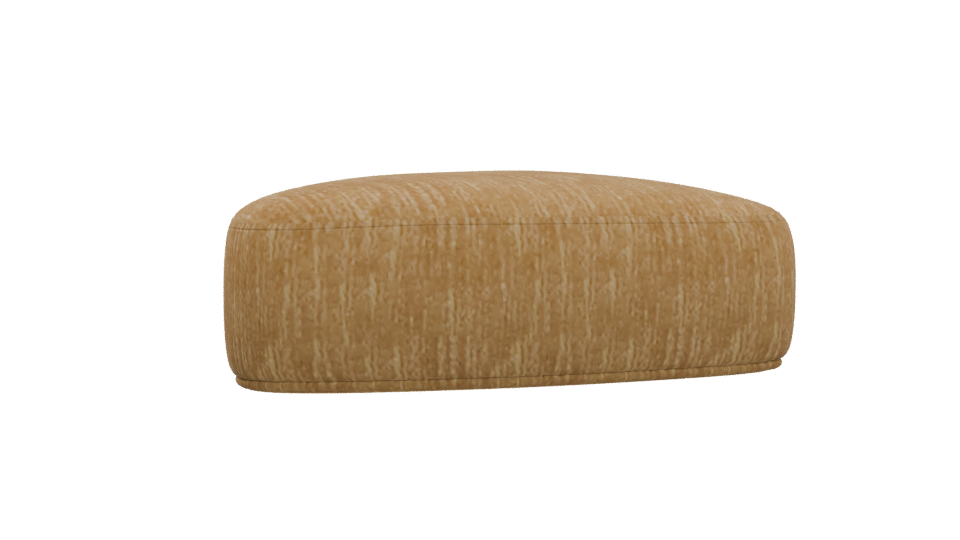 Stylish Fabric Ottoman Model - Professional 3D Model Render 4