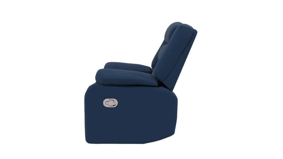Stylish Recliner Chair 3D Model - Professional 3D Model Render 2