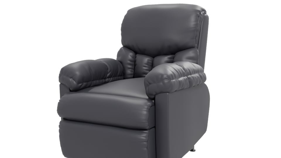 Comfortable Recliner Armchair 3D Model - Professional 3D Model Render 12