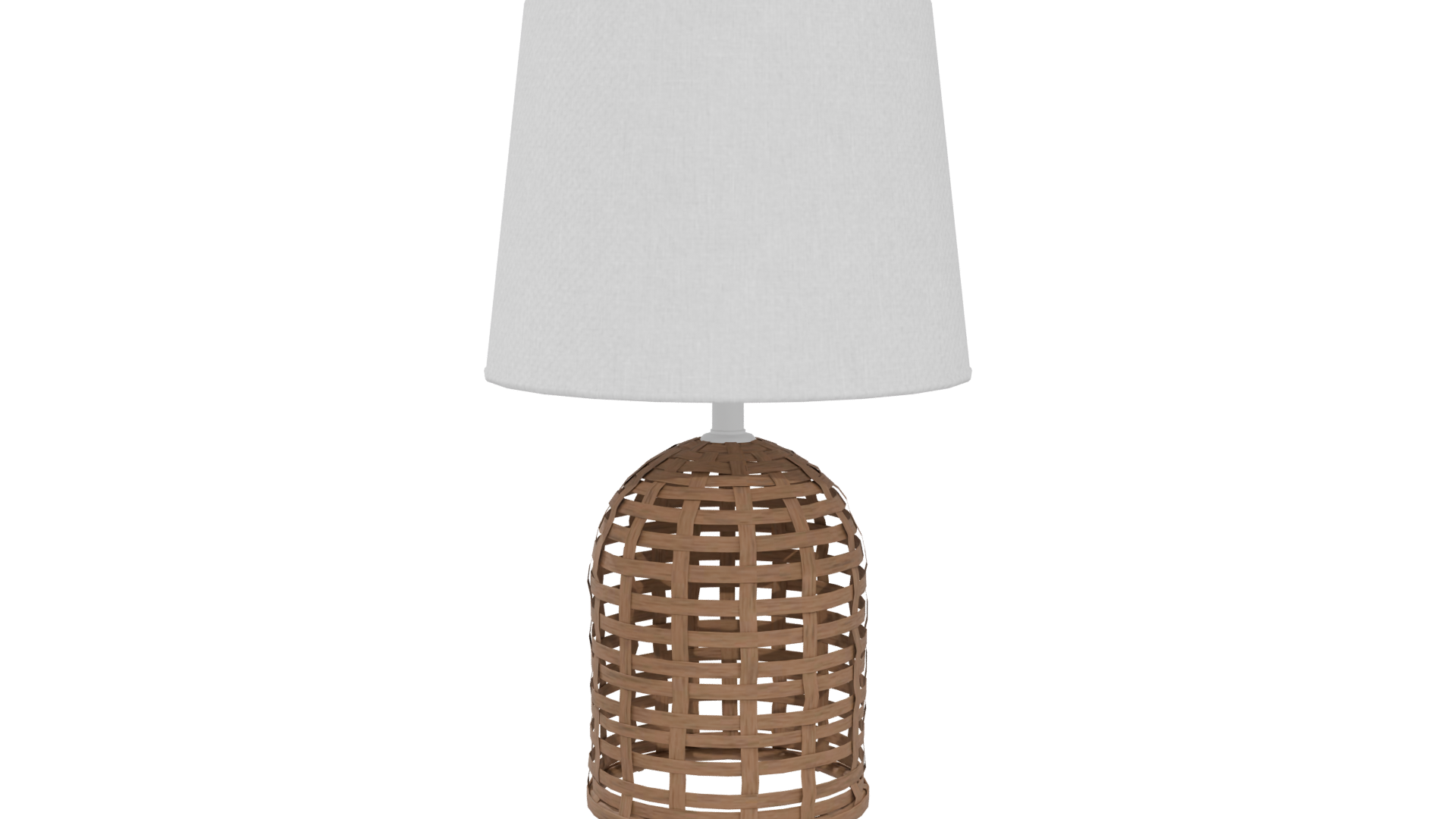 Stylish Wicker Table Lamp 3D - Professional 3D Model Render 5