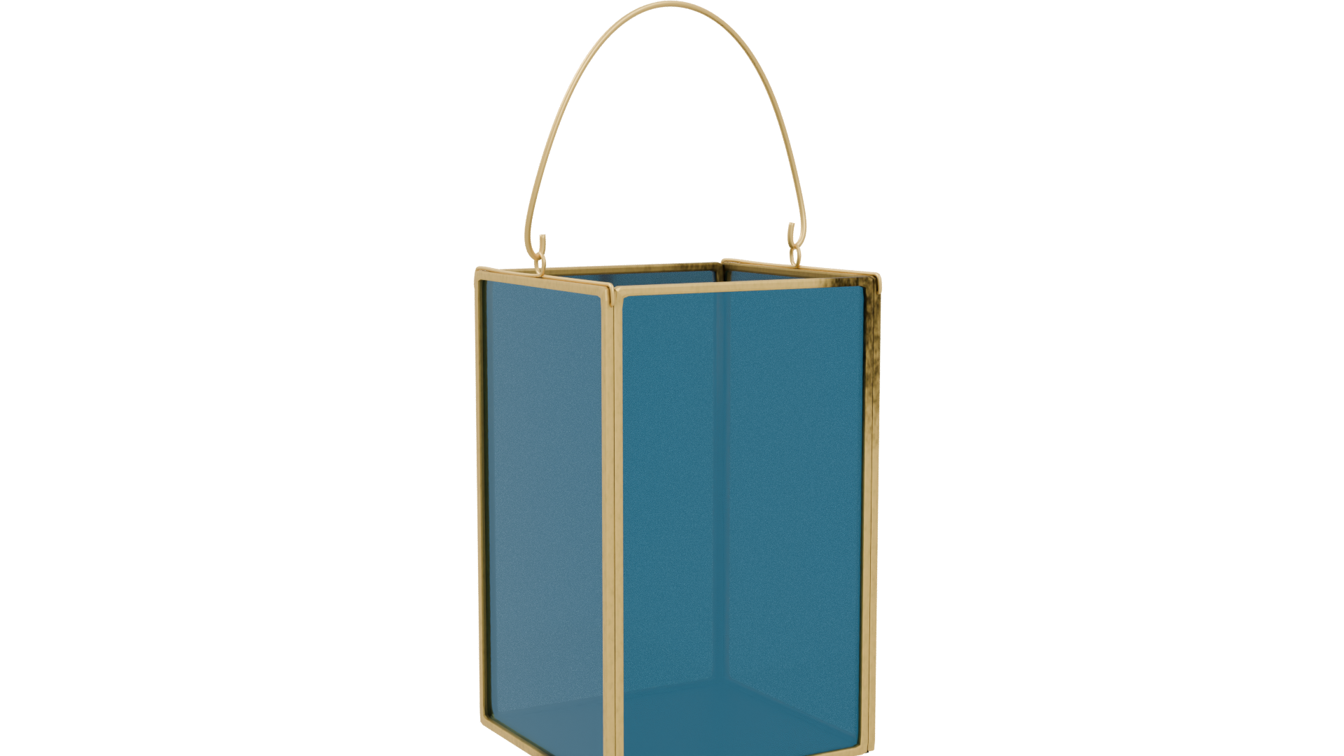 Elegant Glass Lantern 3D Model - Professional 3D Model Render 4