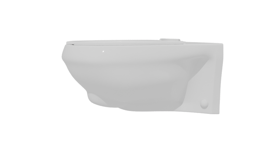 Stylish Modern Toilet Model - Professional 3D Model Render 13