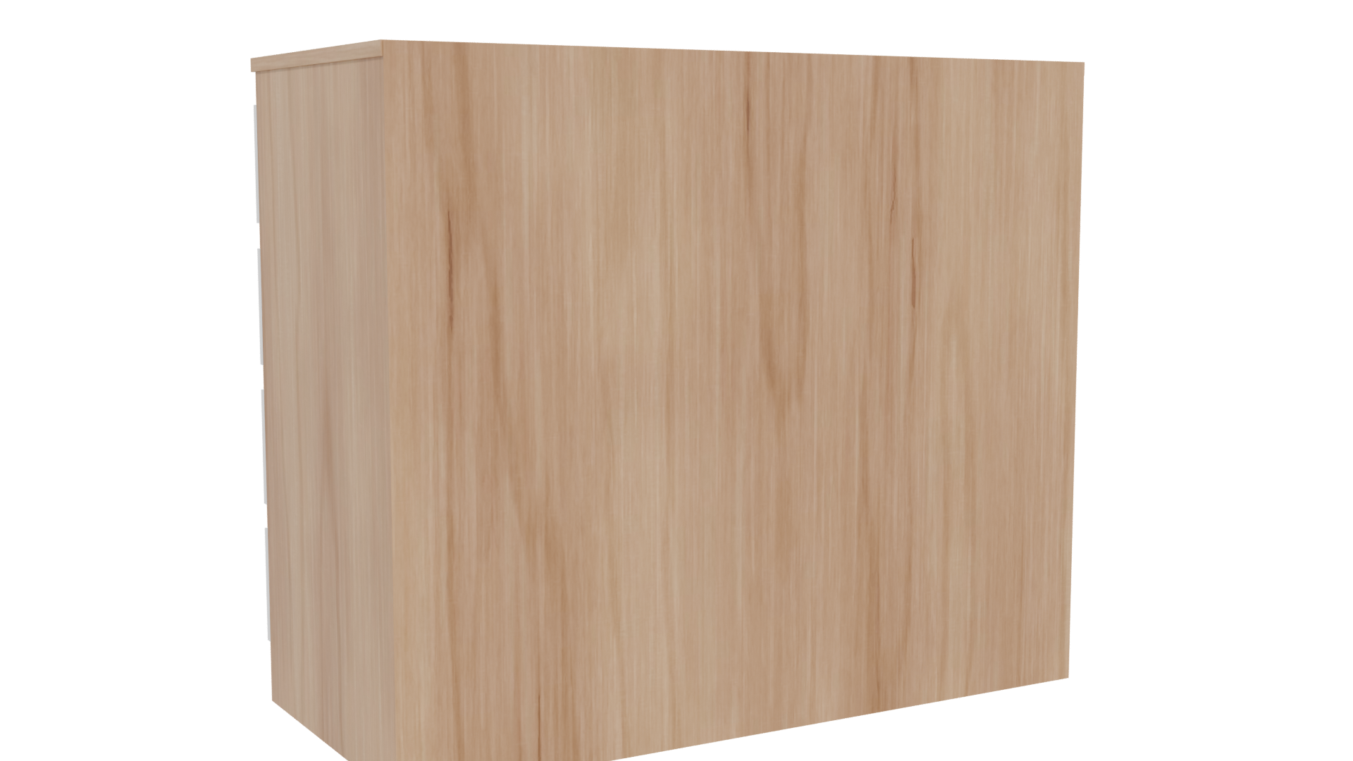 Stylish Wooden Storage Cabinet 3D - Professional 3D Model Render 19