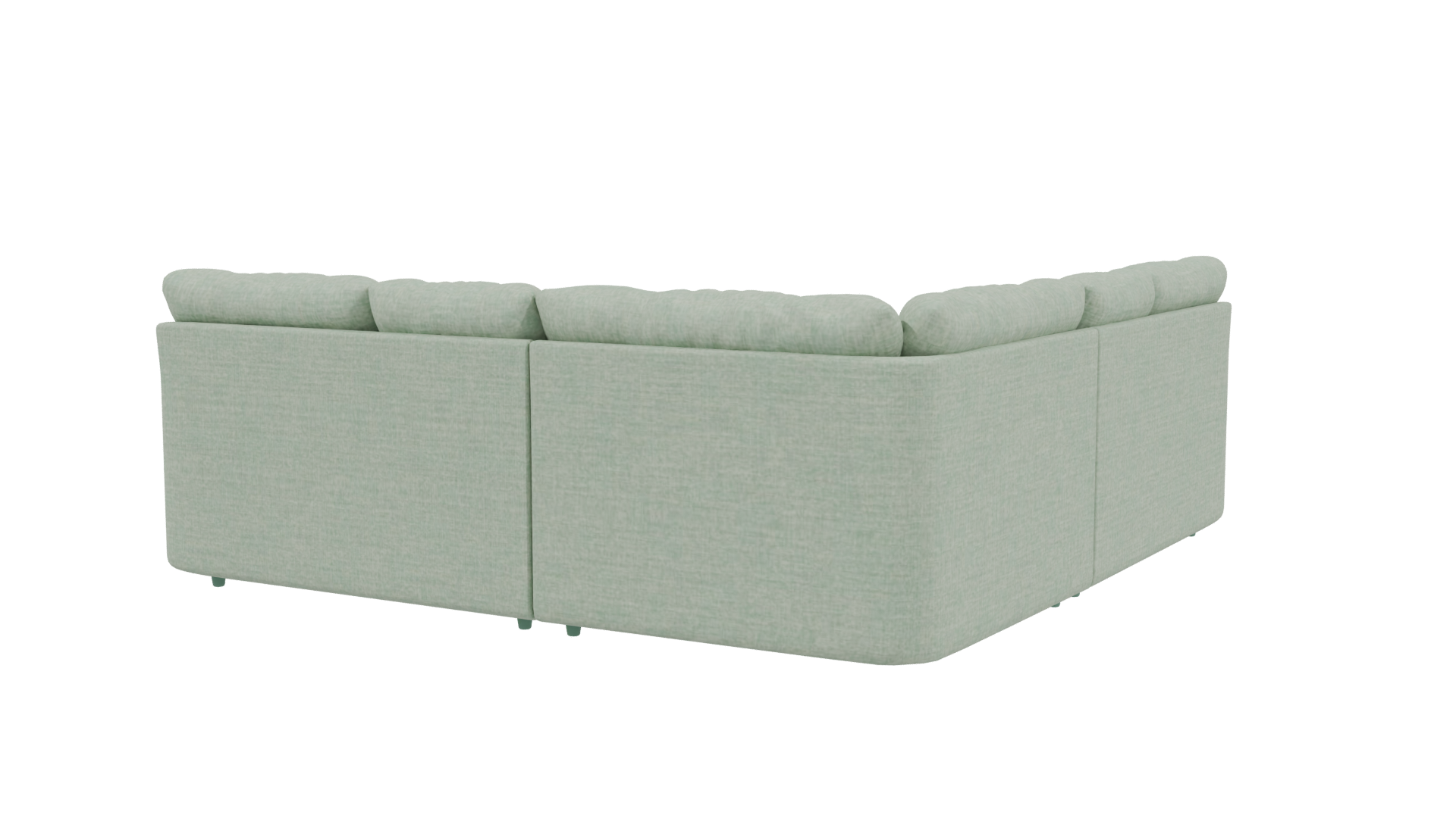 Stylish L-Shaped Sofa 3D Model - Professional 3D Model Render 18