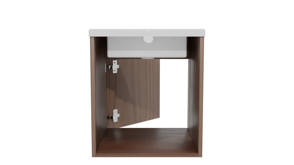 Stylish Wooden Storage Cabinet 3D - Professional 3D Model Render 5