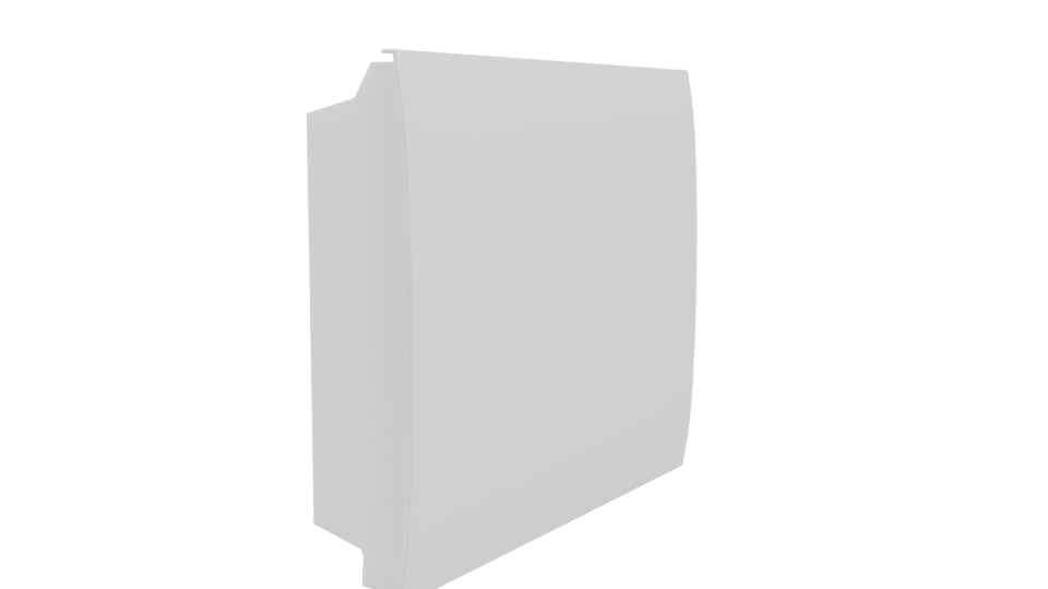 Sleek Minimalist Microwave Model - Professional 3D Model Render 9