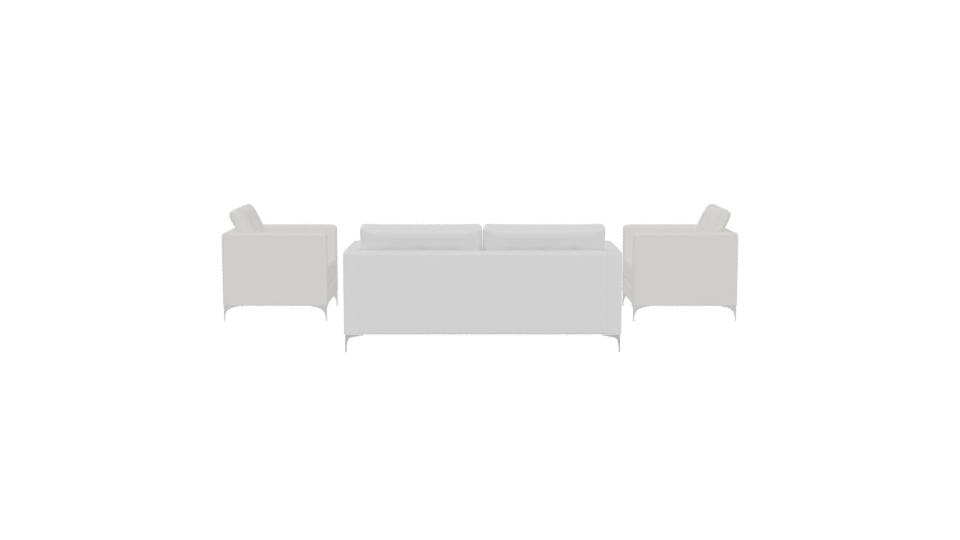 Living Room Sofa Set 3D Model - Professional 3D Model Render 5