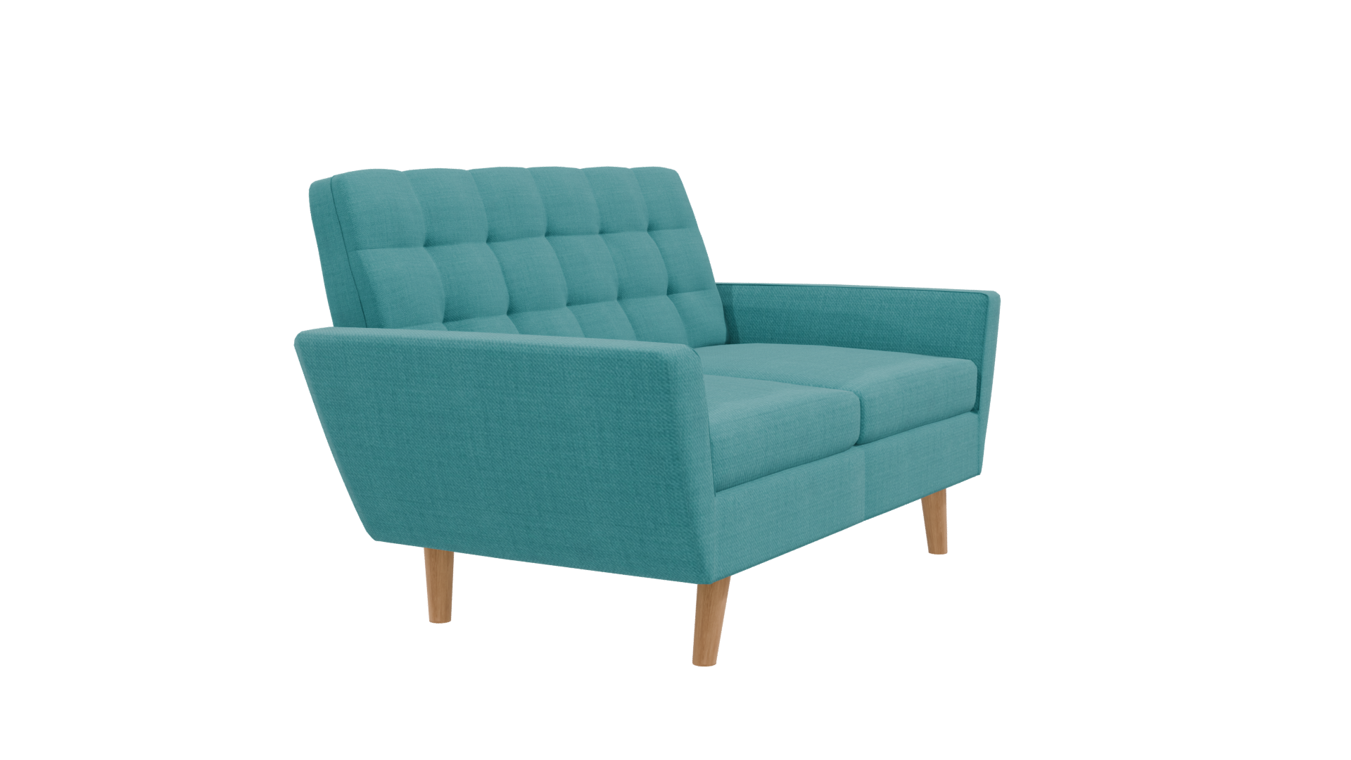 Stylish Modern Loveseat Model - Professional 3D Model Render 9