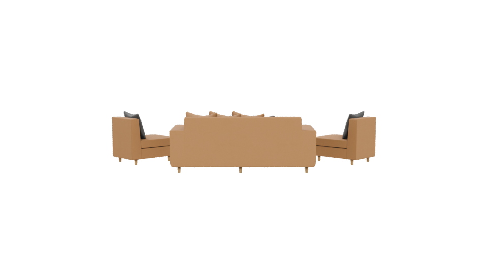 Stylish Modern Sofa Set 3D - Professional 3D Model Render 5