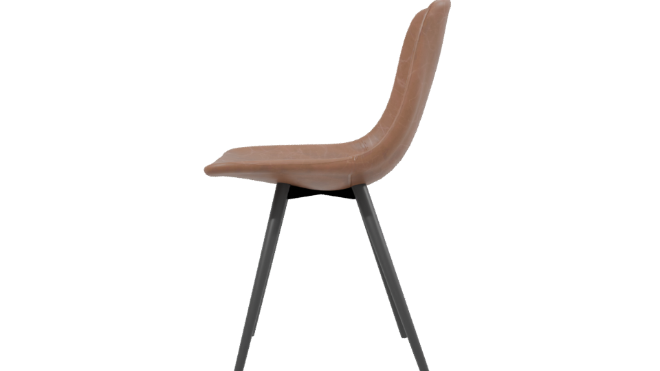 Stylish Modern Dining Chair 3D - Professional 3D Model Render 2