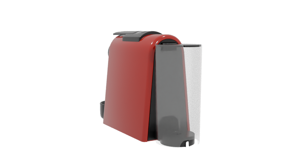 Sleek Modern Coffee Maker 3D - Professional 3D Model Render 4