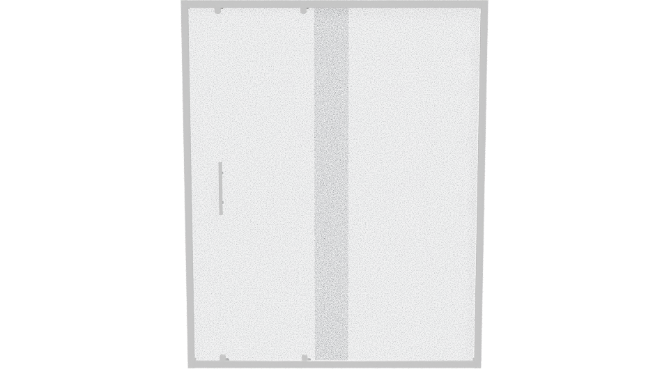 Frameless Glass Shower Door 3D - Professional 3D Model Render 11