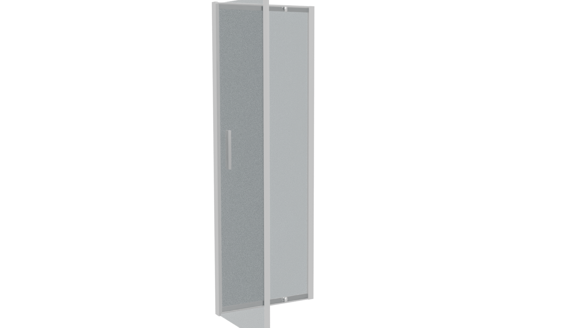 Stylish Glass Shower Door 3D - Professional 3D Model Render 16