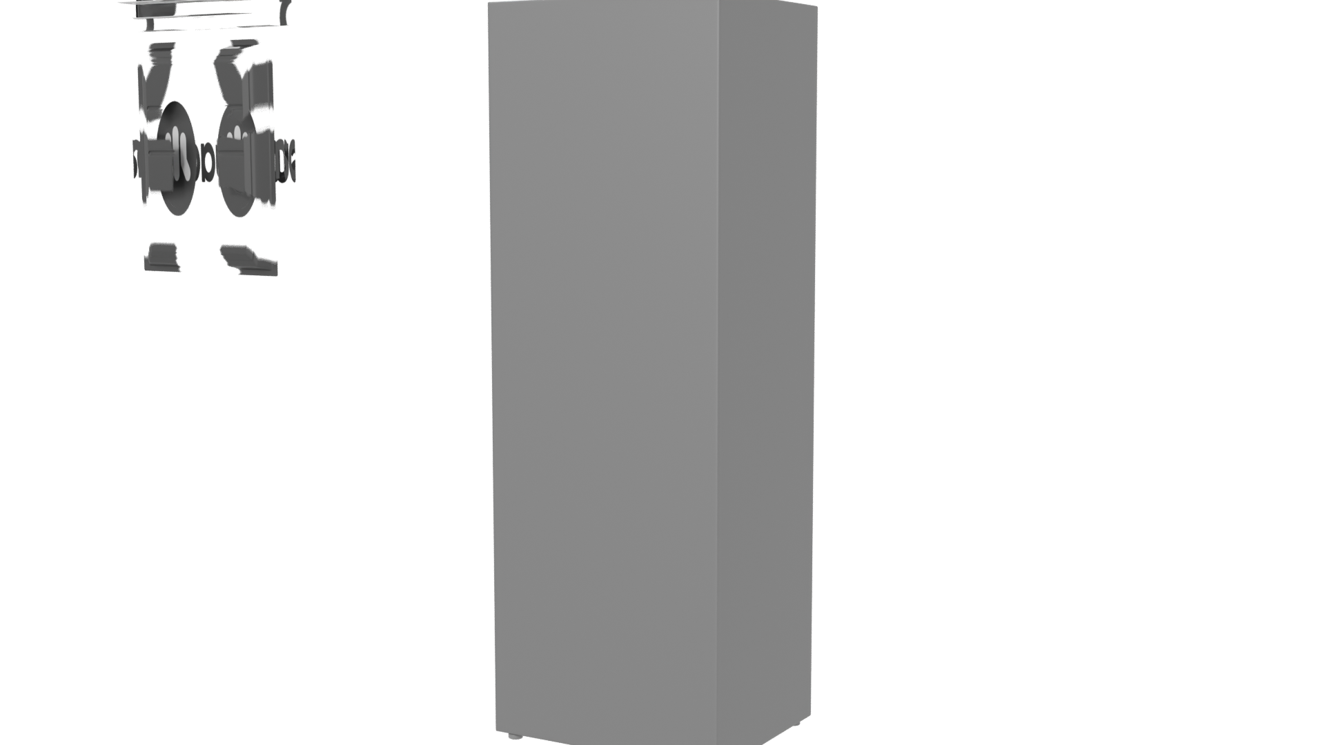 Mademsa Refrigerator 3D Model - Professional 3D Model Render 6