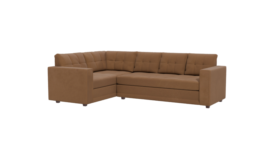 Stylish Sectional Sofa Model - Professional 3D Model Render 12