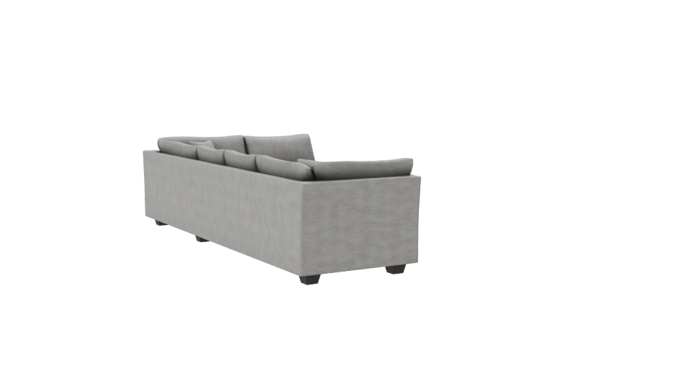 Luxurious Modern Sectional Sofa - Professional 3D Model Render 7