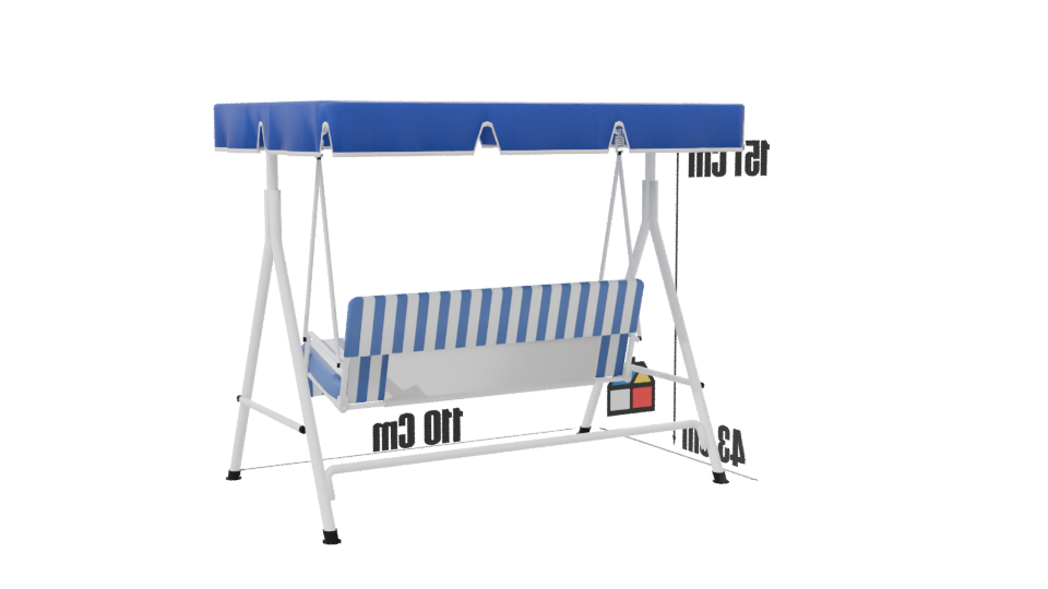 Model 7ea1b5d9 Outdoor Lounge Chair 3D - Professional 3D Model Render 7