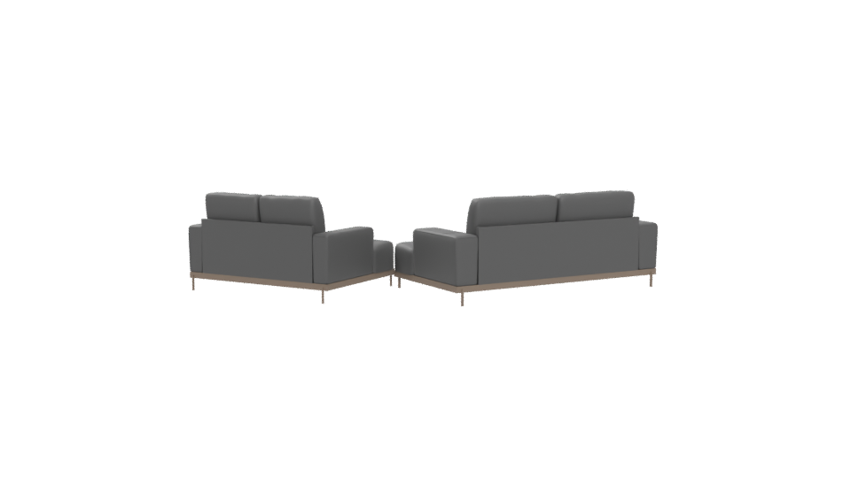 Elegant Modern Sofa Set 3D - Professional 3D Model Render 5