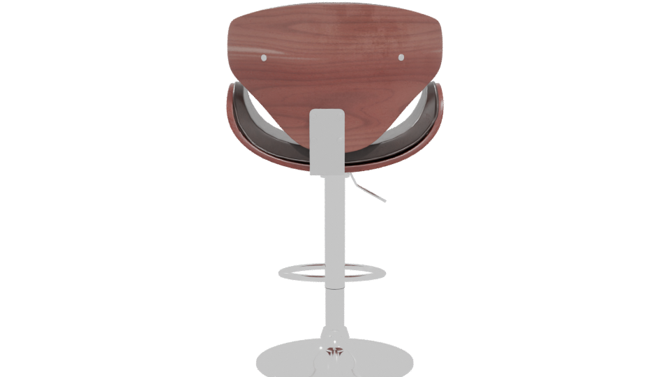 Stylish Bar Stool 3D Model - Professional 3D Model Render 5