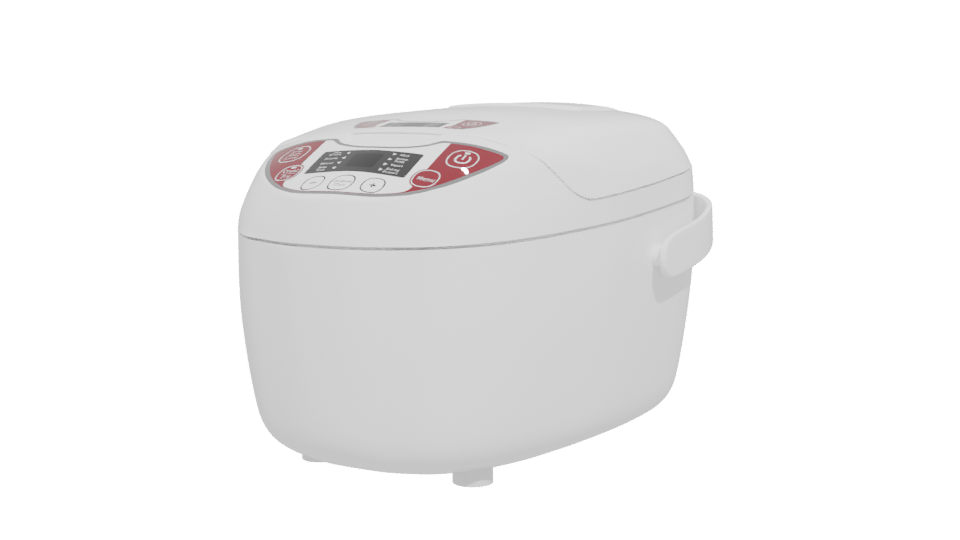 Compact Multicooker 3D Model - Professional 3D Model Render 12