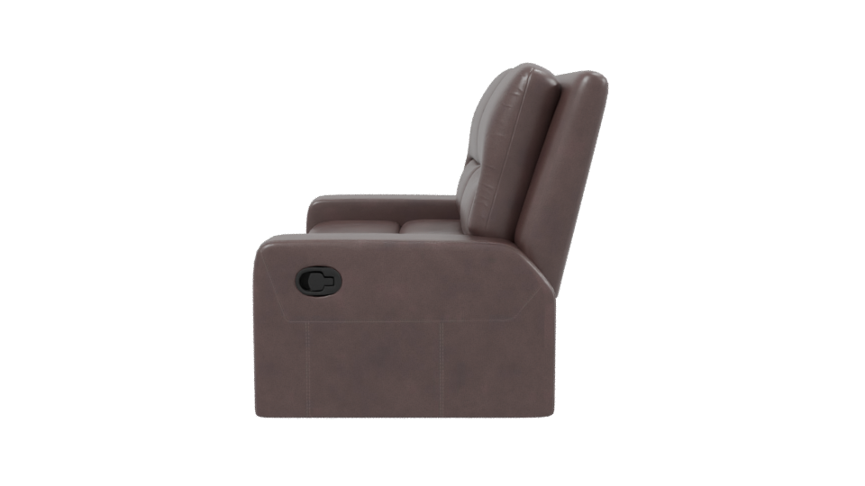 Stylish Reclining Sofa 3D Model - Professional 3D Model Render 2