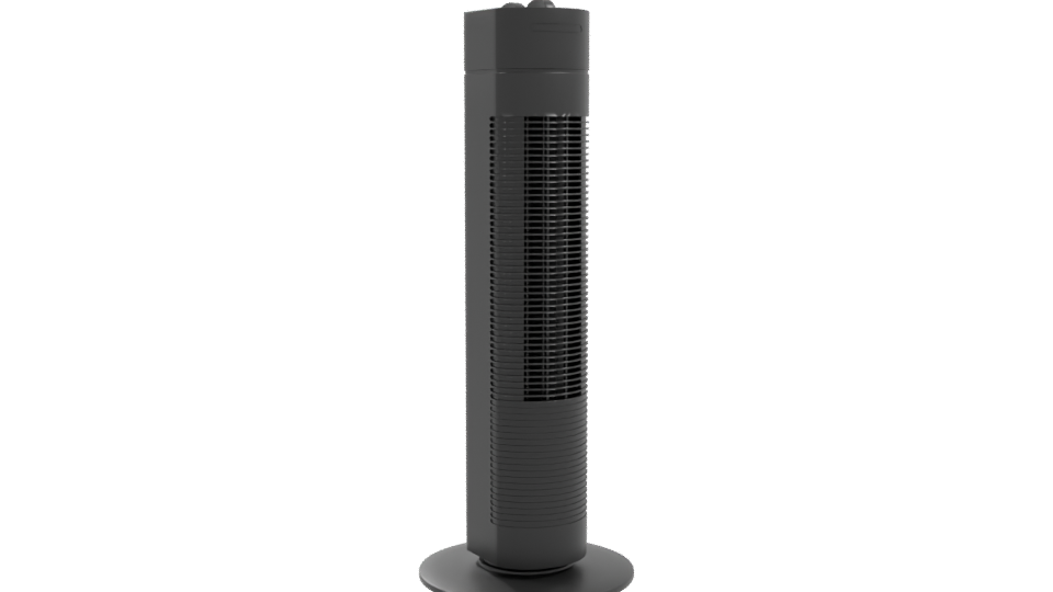 Sleek Modern Tower Fan 3D - Professional 3D Model Render 10