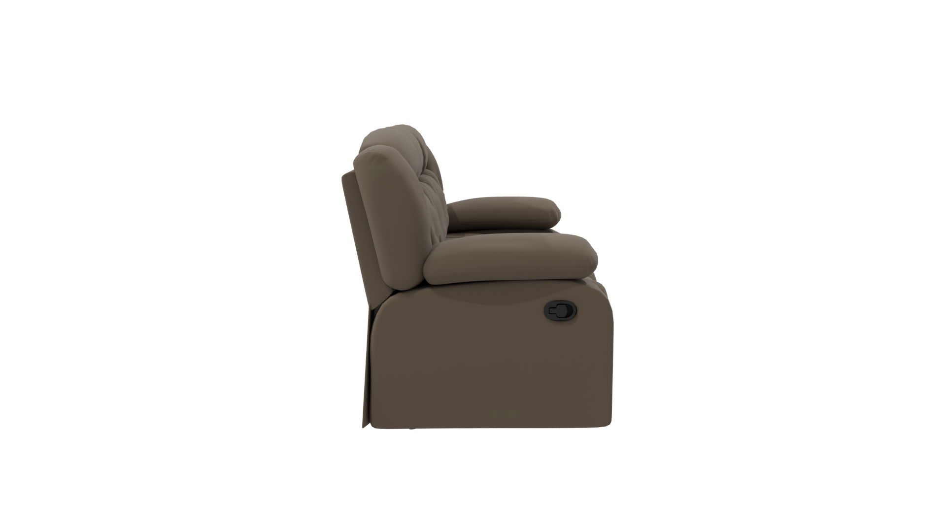 Stylish 3D Reclining Sofa Model - Professional 3D Model Render 8
