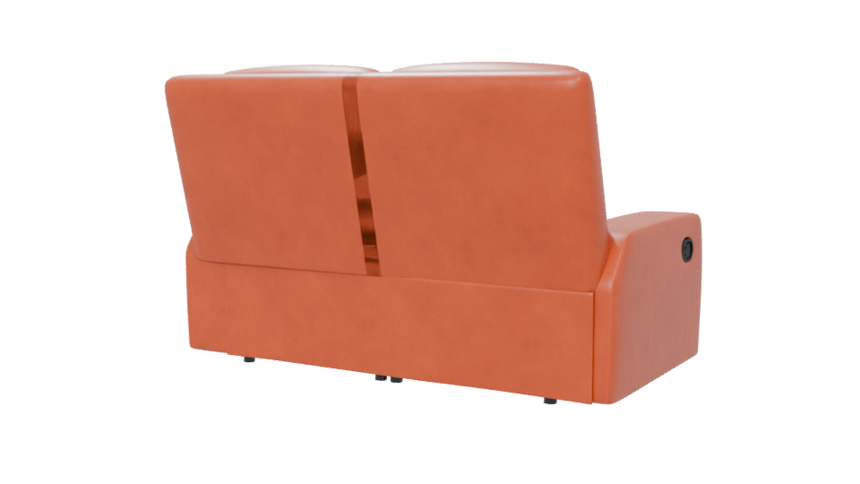 Stylish Reclining Love Seat 3D - Professional 3D Model Render 6