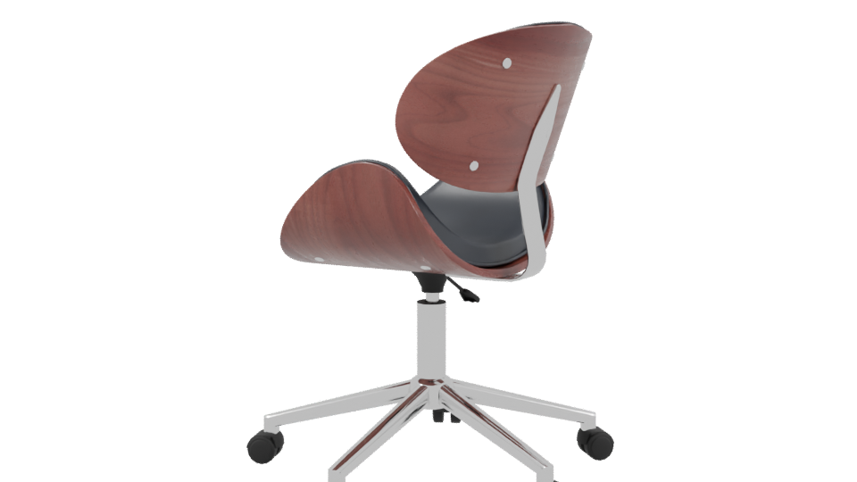 Sleek Modern Office Chair 3D - Professional 3D Model Render 3