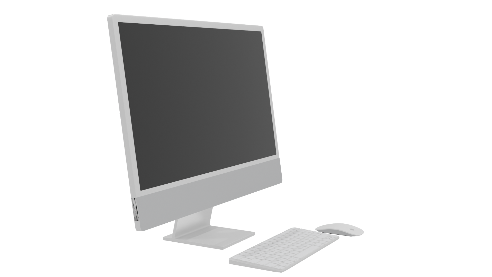 iMac Ret 4.5K 3D Model - Professional 3D Model Render 9