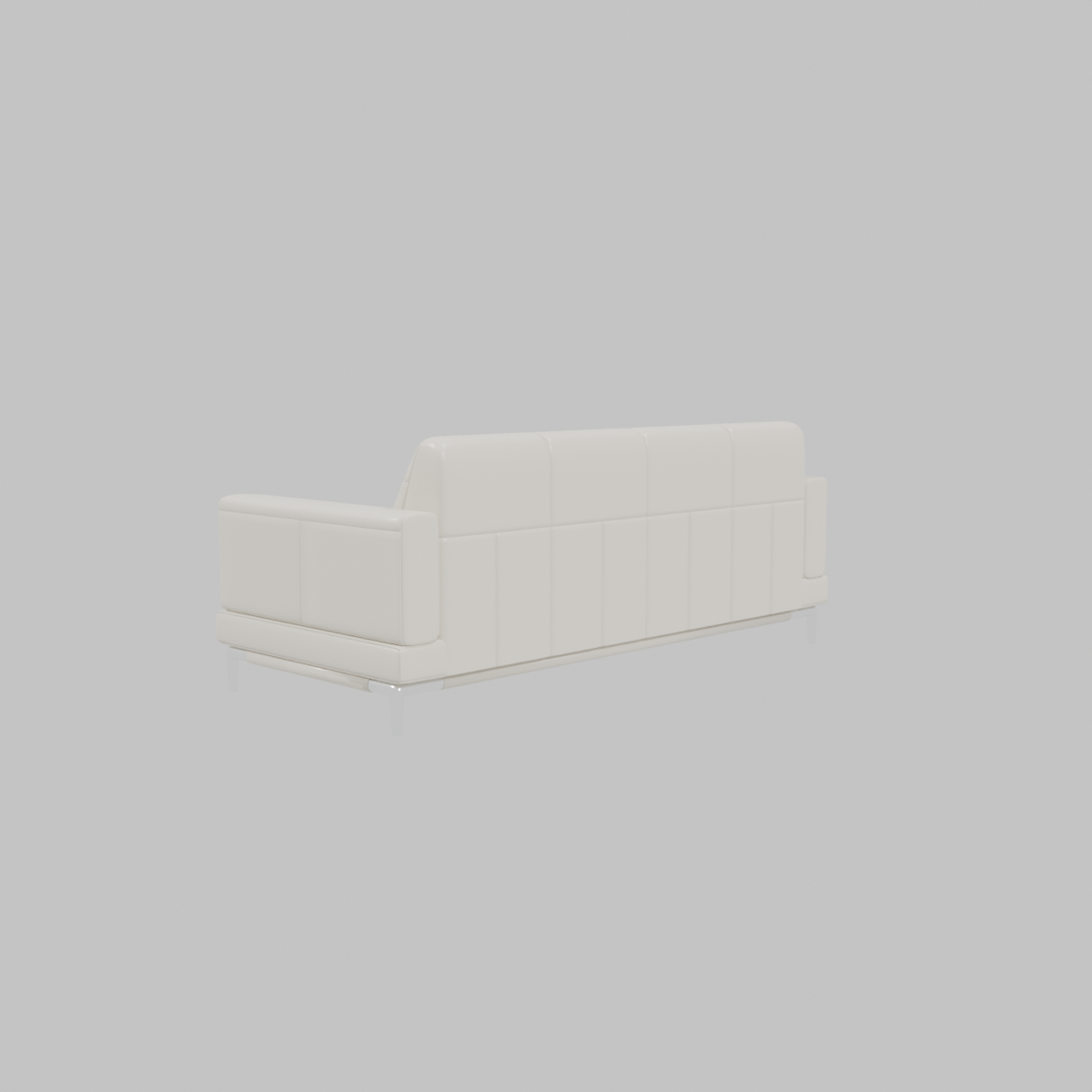 Contemporary White Sofa Model - Professional 3D Model Render 13
