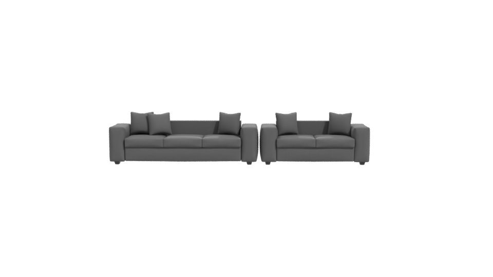 Contemporary Modular Sofa Set 3D Model - Professional 3D Model Render 11