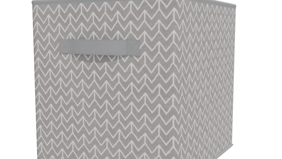 Stylish Fabric Storage Bin 3D - Professional 3D Model Render 12