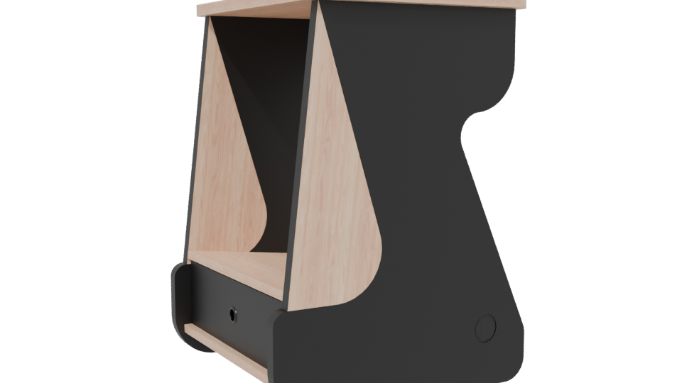 Stylish Minimalist Side Table - Professional 3D Model Render 13