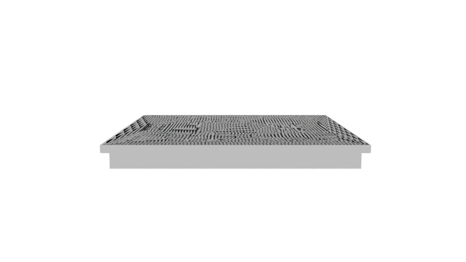 Sleek Induction Cooktop 3D Model - Professional 3D Model Render 2