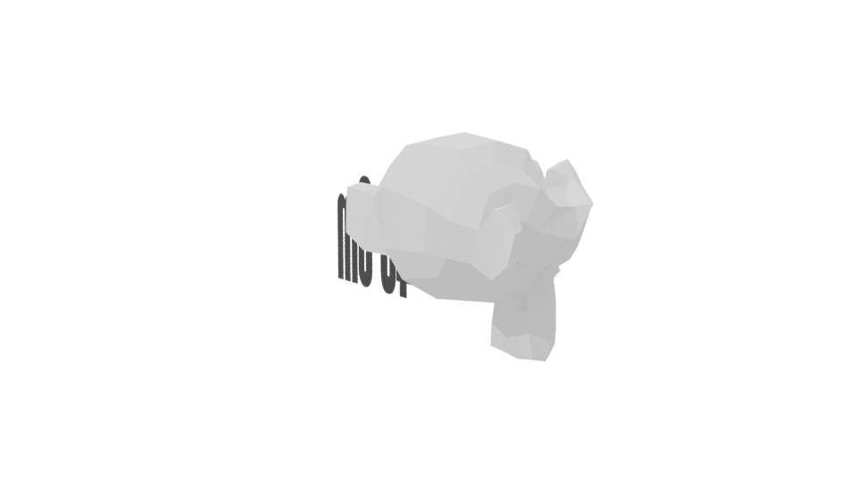 Stylized Character Bust 3D Model - Professional 3D Model Render 7