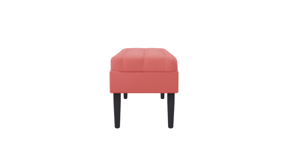 Stylish Upholstered Bench Model 3D - Professional 3D Model Render 8