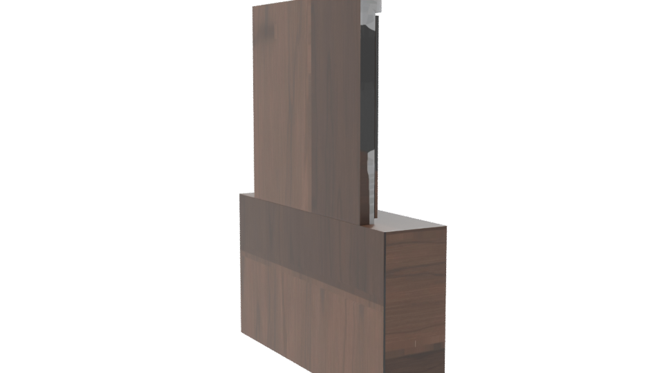 Stylish Makeup Vanity Table 3D - Professional 3D Model Render 7