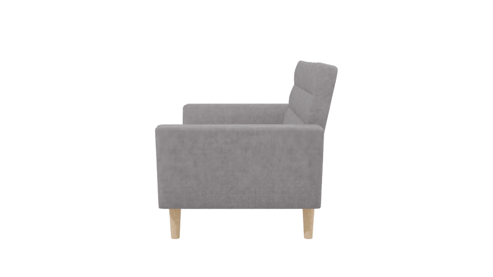Contemporary Two-Seat Sofa 3D Model - Professional 3D Model Render 2