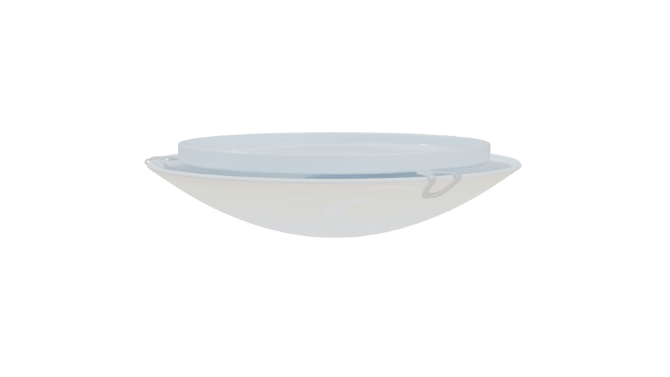 Elegant Ceramic Dish 3D Model - Professional 3D Model Render 4