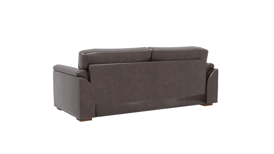 Realistic Leather Sofa Model 3D - Professional 3D Model Render 4