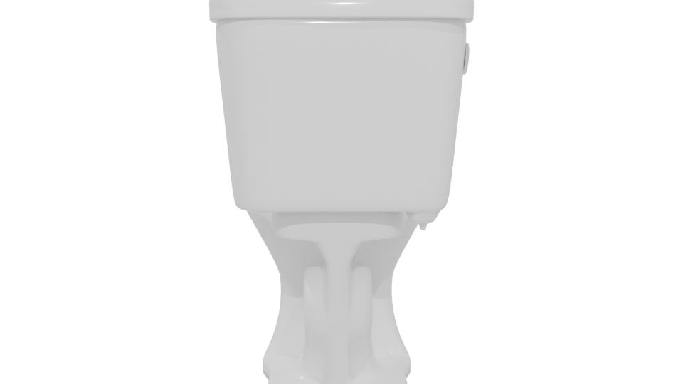 Stylish Modern Toilet 3D Model - Professional 3D Model Render 5