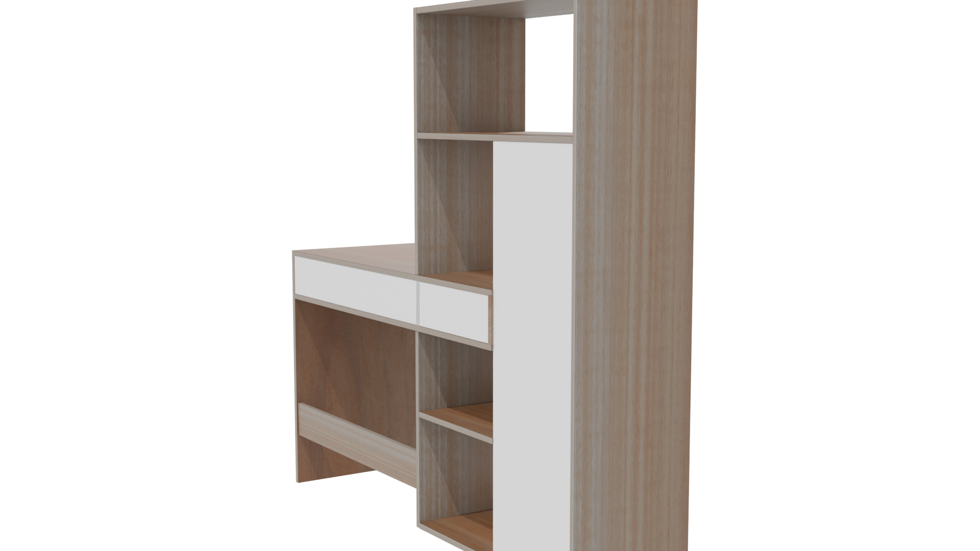 Stylish Modern Work Desk 3D - Professional 3D Model Render 7