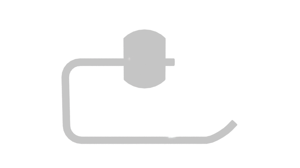 Sleek Bathroom Towel Holder 3D - Professional 3D Model Render 11