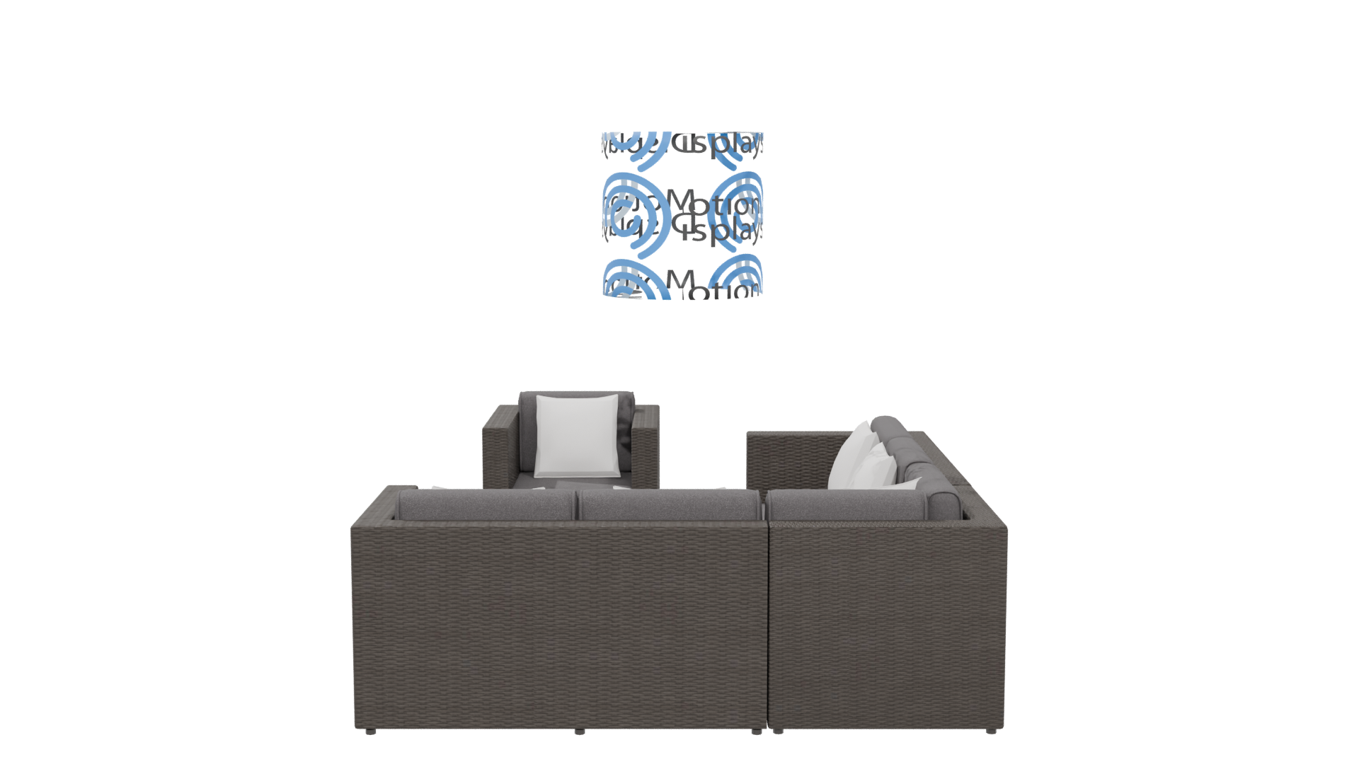 Stylish Outdoor Sofa Set 3D - Professional 3D Model Render 5