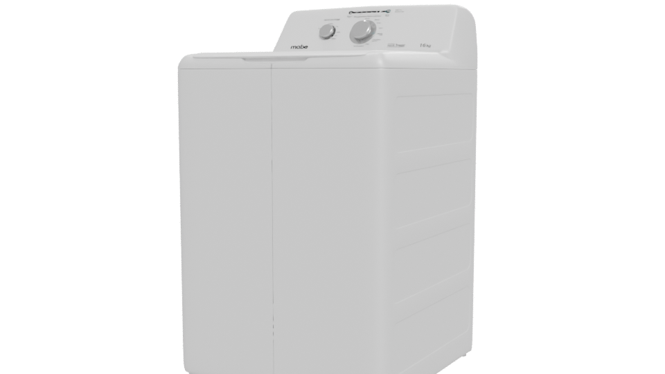 Top-Loading Washing Machine Model - Professional 3D Model Render 12