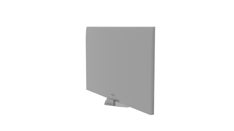 Sleek Modern Flat Screen TV 3D Model - Professional 3D Model Render 7